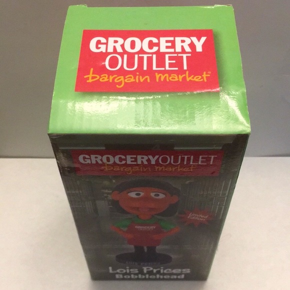 Grocery Outlet Bobleheads Lot of 2 Limited Edition Figurines New in Box NIB NWT - Picture 3 of 8
